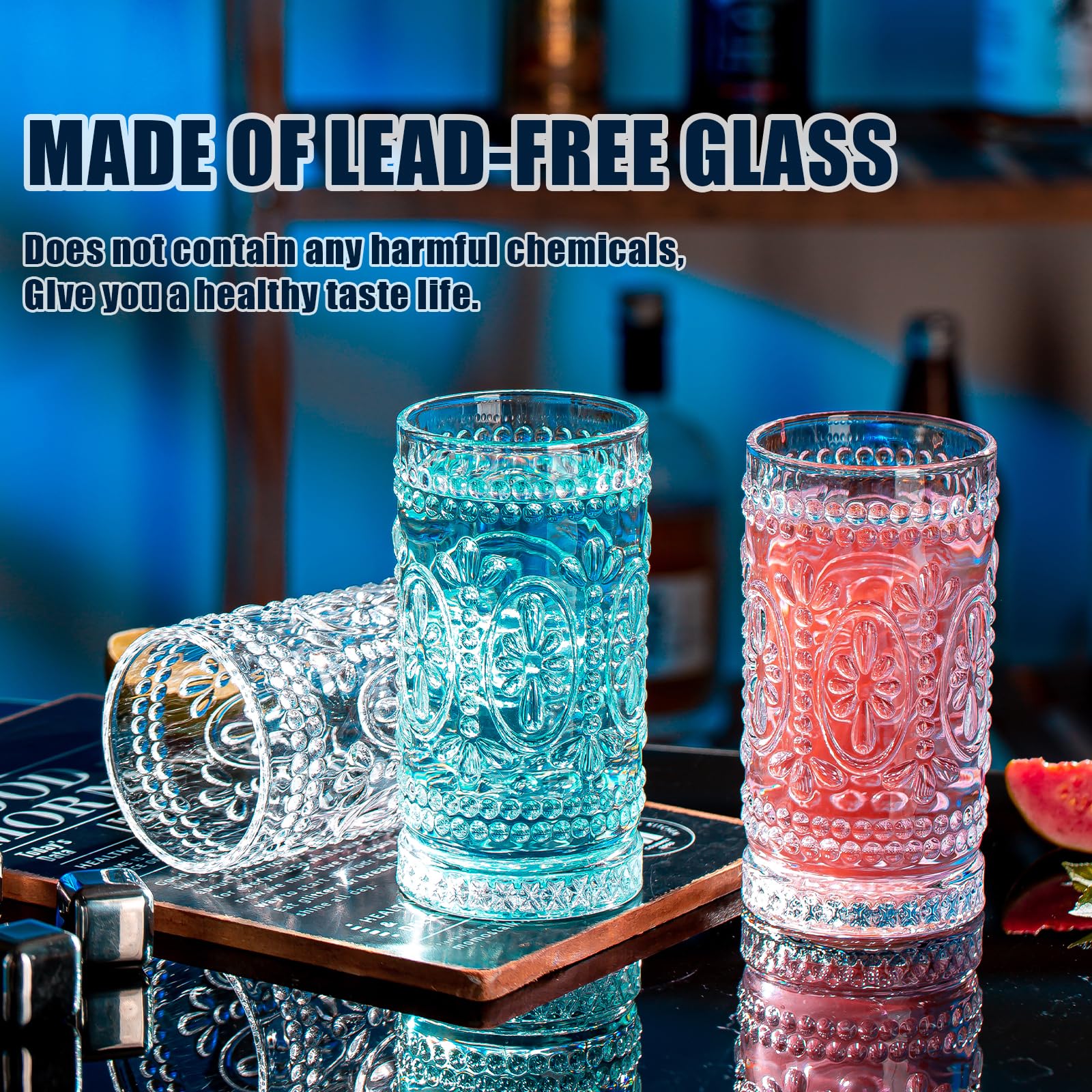 Claplante dishwasher safe glasses for easy cleanup.