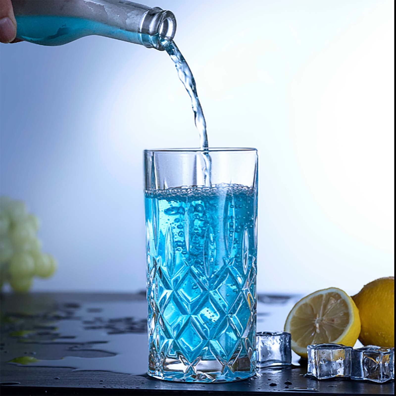 Claplante highball 11oz crystal glass perfect for cocktails.
