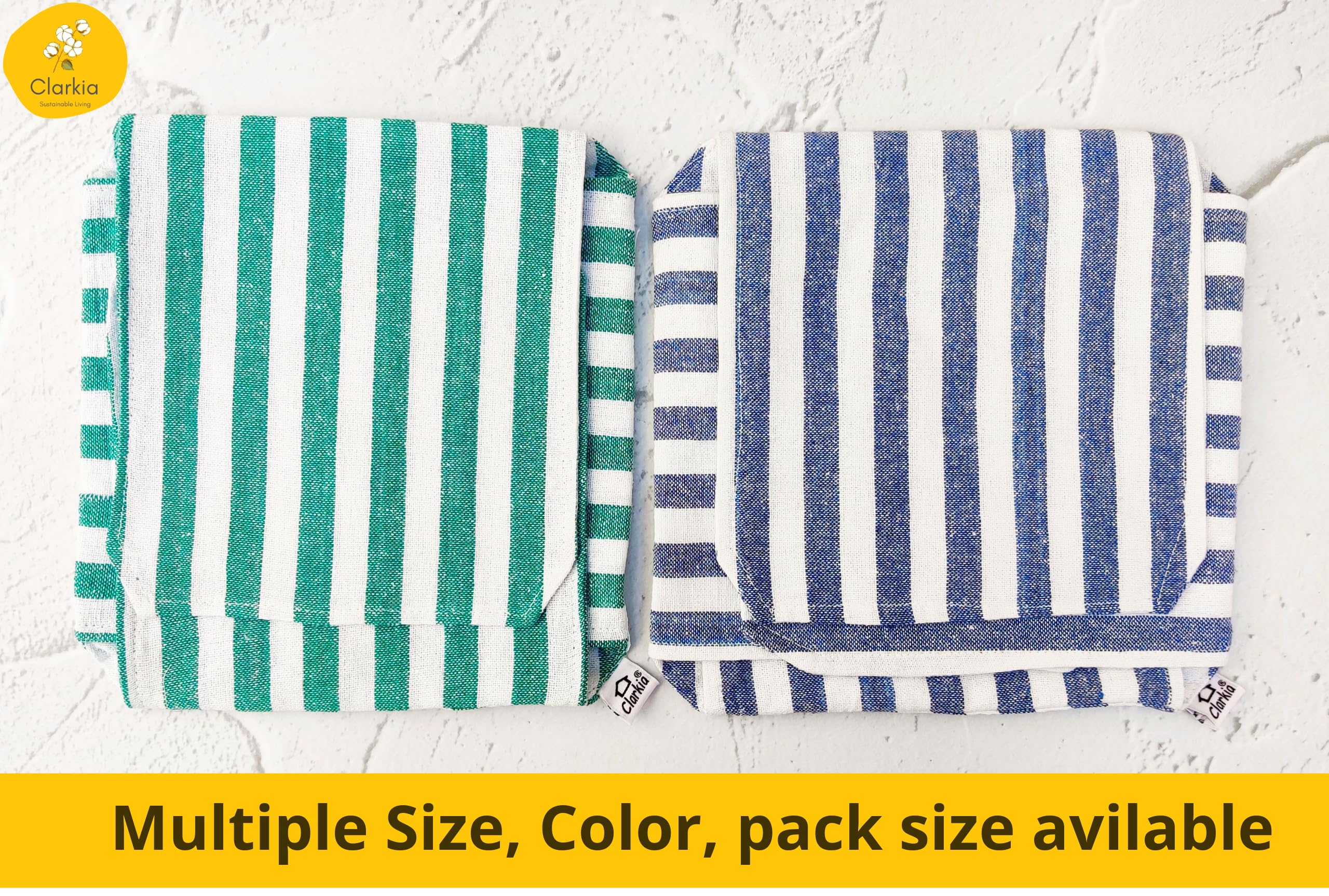 Clarkia roti cloth durable cotton blue, a practical set for daily use in kitchens.