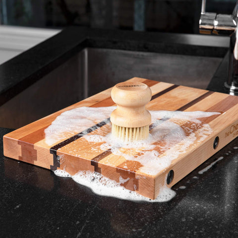 Wood utensils receive conditioning with CLARK'S Wax for luster and care.