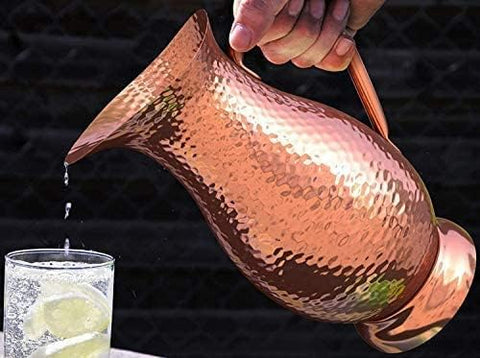 Classic Mules Pure Copper Pitcher gift-ready display for occasions.