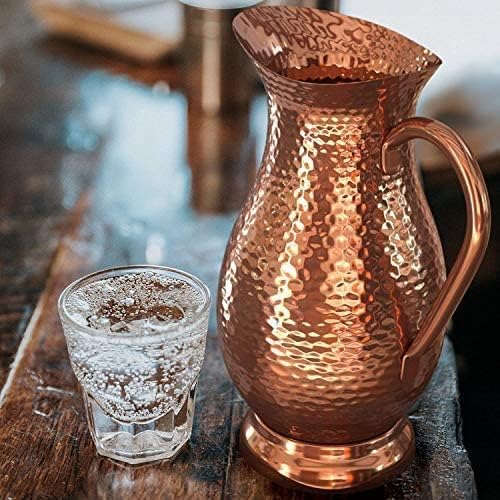 Classic Mules Pure Copper Pitcher measures 70oz for family servings.