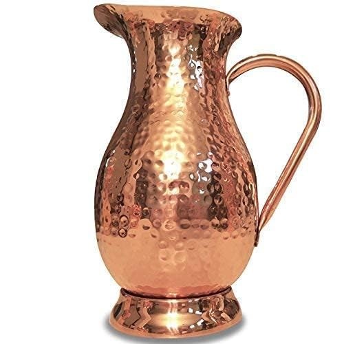 Classic Mules Pure Copper Pitcher no liner spotlights pure copper quality.