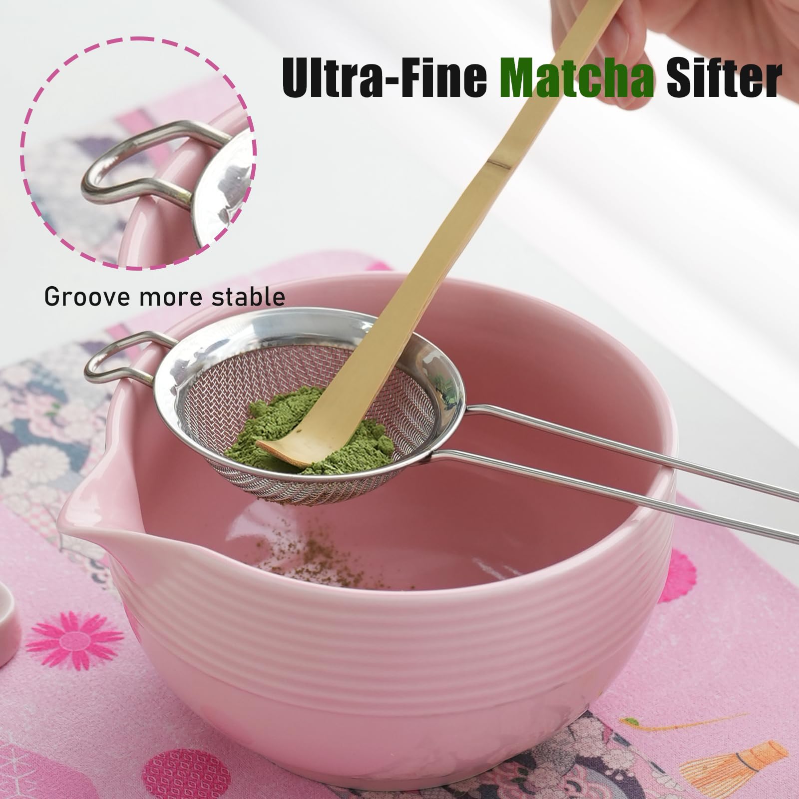 Clay&Fire bamboo scoop for precise matcha measurement