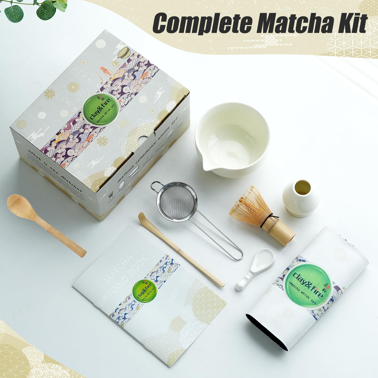 Clay&Fire bamboo whisk delivers creamy froth for matcha