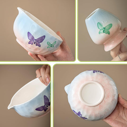 Clay & Fire bamboo scoop for precise matcha portions.