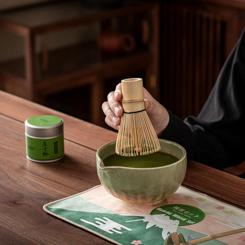 Clay&Fire Starry whisk holder keeps the station organized and dry.