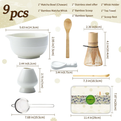 Clay&Fire tea towel included for quick cleanup after tea