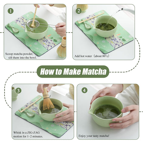 Clay&Fire tea towel for quick cleanup after whisking