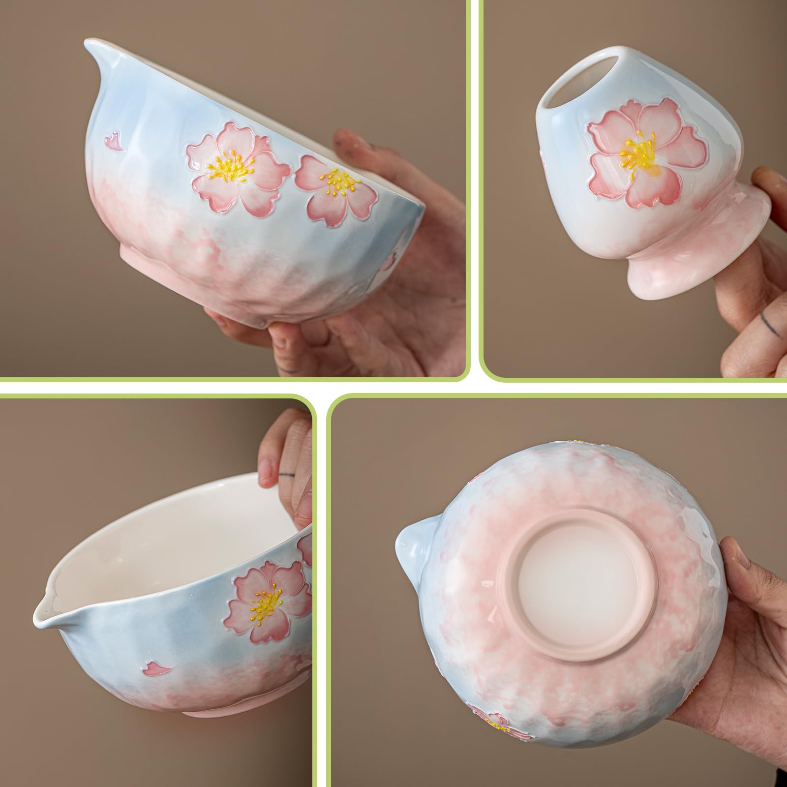 Clay&Fire stainless steel sifter for even powder distribution.