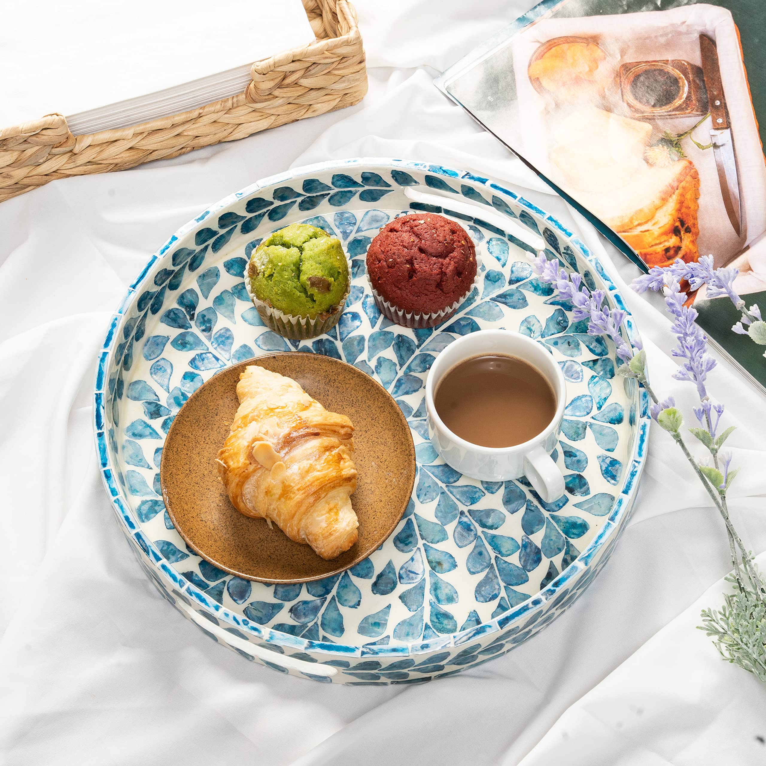 CLAYNIX handmade Vietnamese artisan tray showcases craftsmanship