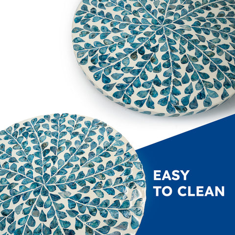 CLAYNIX Lazy Susan wood-core construction ensures durability