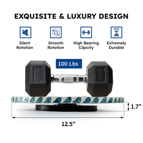 CLAYNIX Lazy Susan suitable for cabinets, countertops, and pantries.