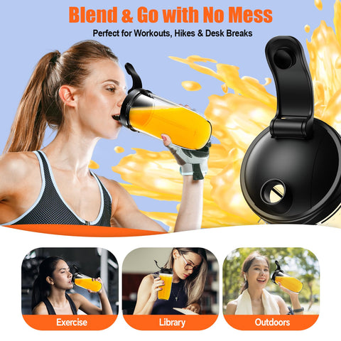 CLCWUJ blender with portable hook for gym or office carry