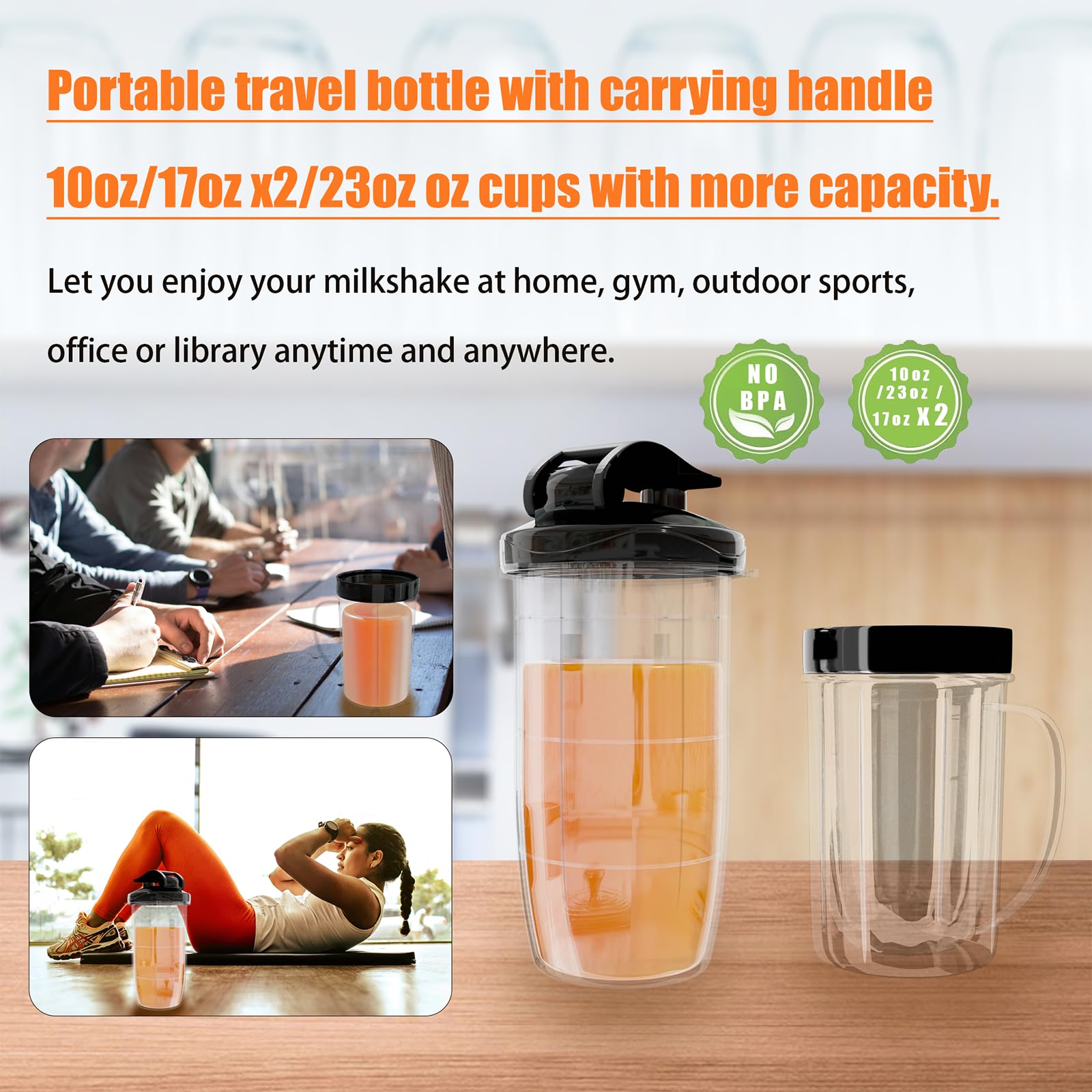 CLCWUJ stainless steel blades deliver efficient cyclone blending