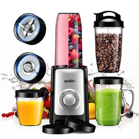CLCWUJ smoothie blender with turbo motor for fast, creamy results