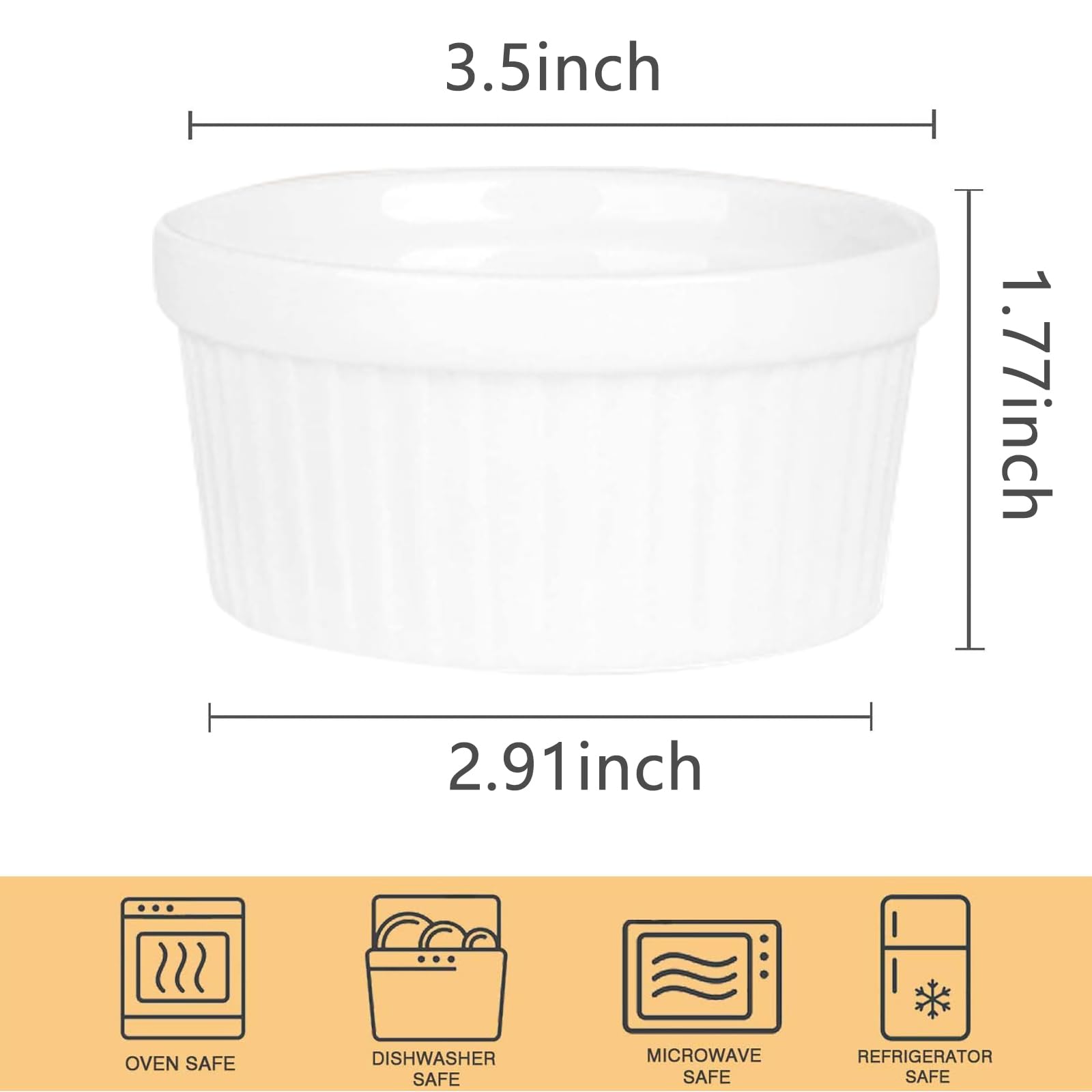 CLEABANKE ceramic butter warmers for smooth melting and dipping sauces.
