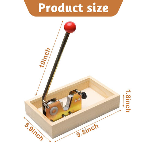 CLEABANKE jagged jaws grip nuts securely during cracking