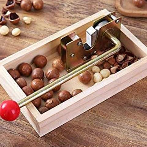 CLEABANKE macadamia nuts being cracked with ease