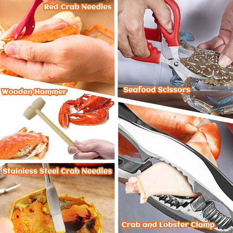 CLEABANKE seafood scissors for precise cuts on shrimp and shellfish