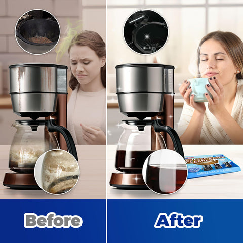 Cleanan limescale detail highlights mineral deposits being removed during use