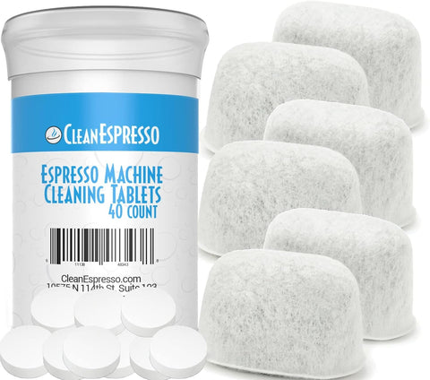 CleanEspresso cleaning tablets for Breville; 40-tablet pack helps maintain machine flavor