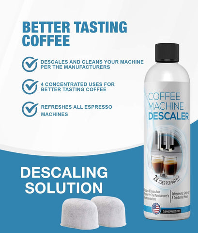 CleanEspresso Breville water filters for espresso machines improve water quality.