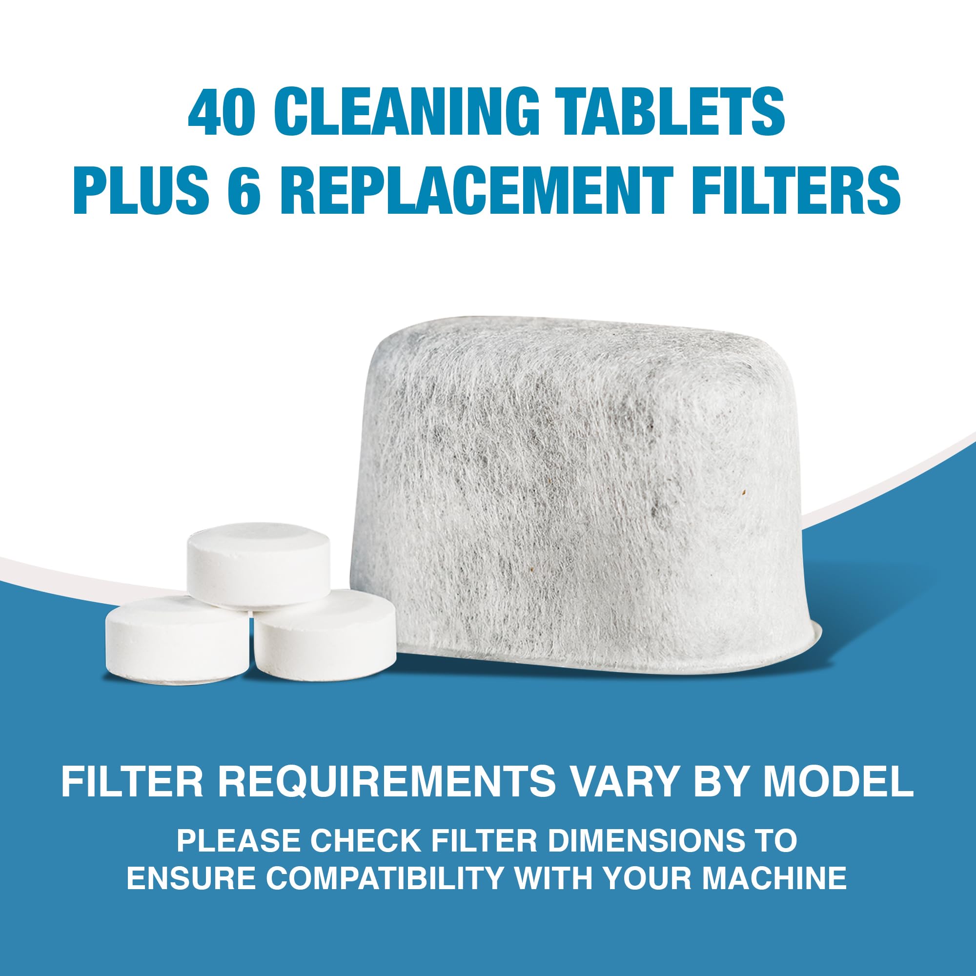 Filter dimensions approximately 2in x 1.25in x 1.25in for Breville paths