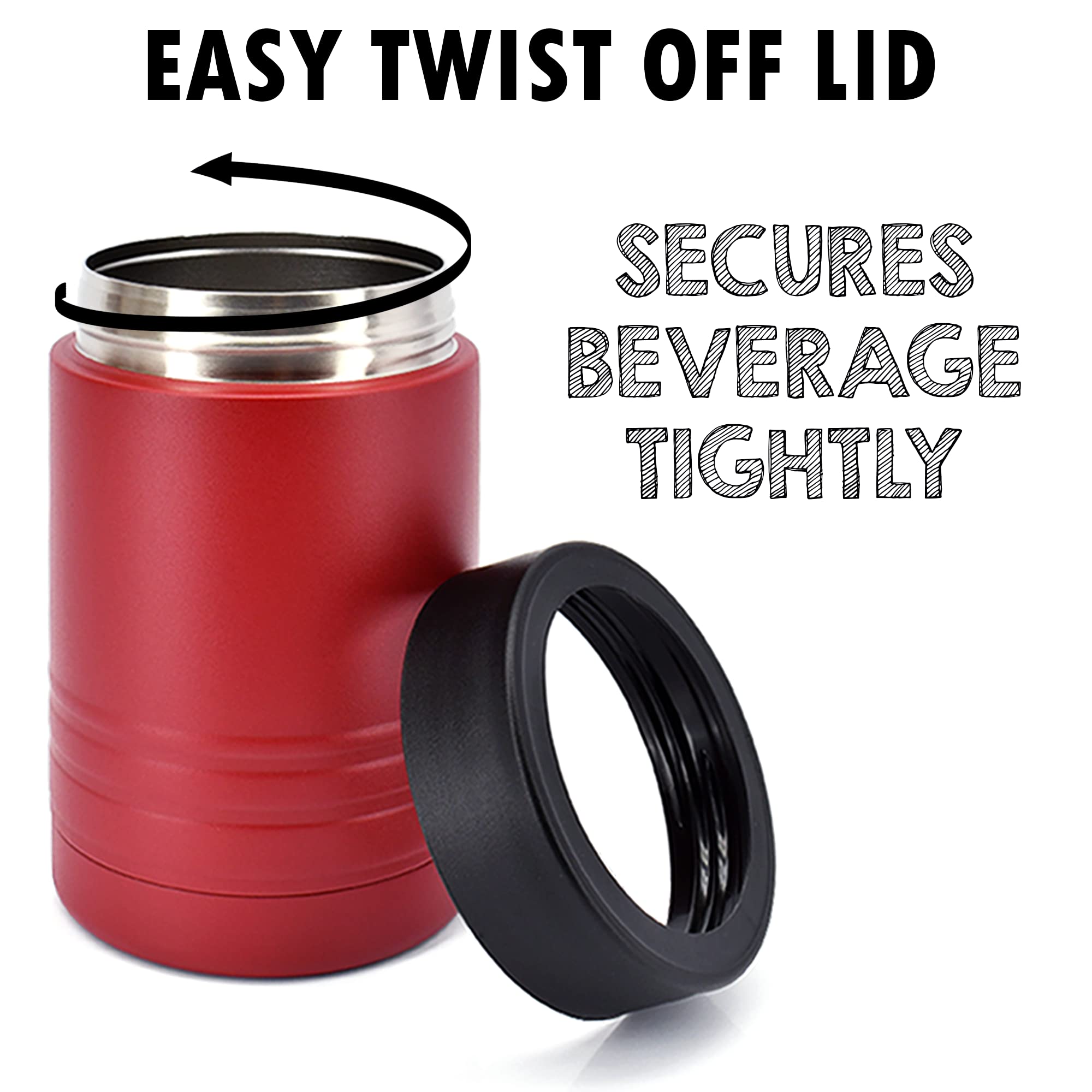 Clear Water Home Goods double-wall stainless steel insulation keeps drinks cold.