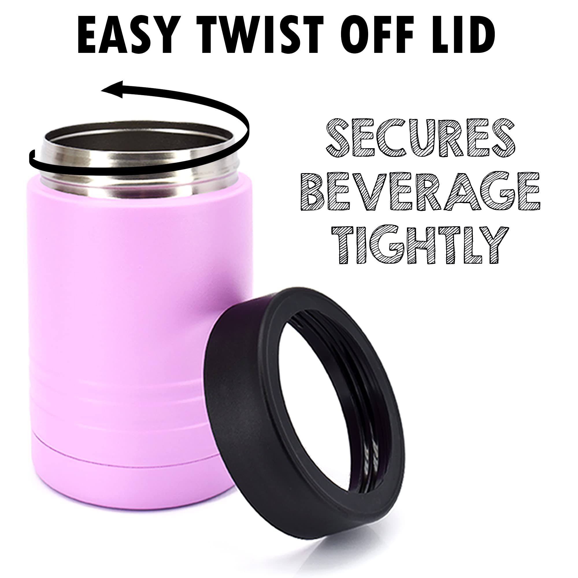 Clear Water Home Goods fits 12oz and 16oz cans for versatile beverages.