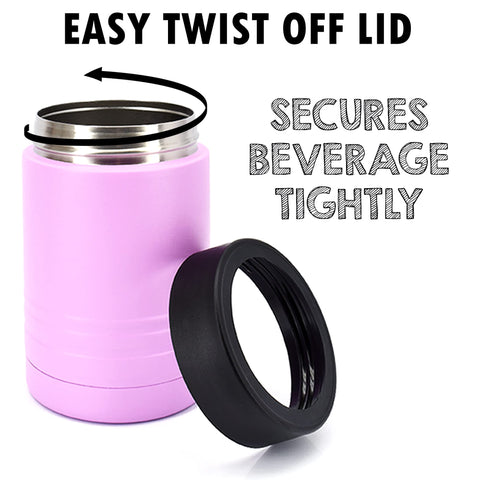 Clear Water Home Goods fits 12oz and 16oz cans for versatile beverages.