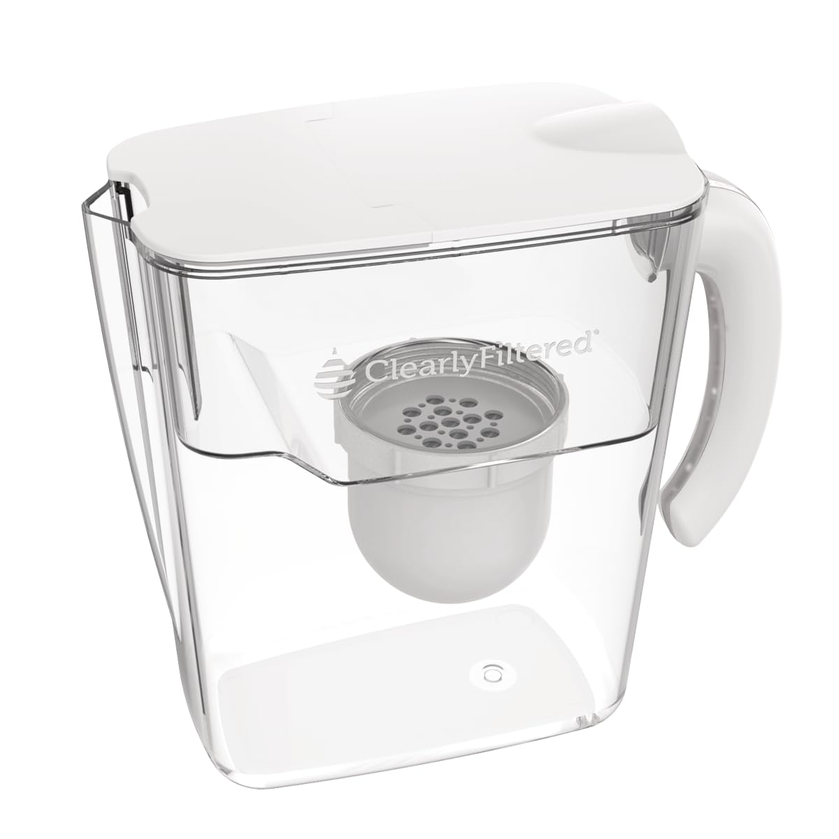 Clearly Filtered No.1 Pitcher with ergonomic-handle for comfortable daily use.