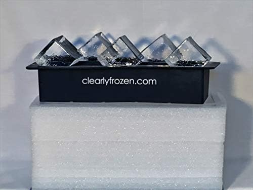 ClearlyFrozen insulated sides and bottom help slow melting for longer-lasting clarity.