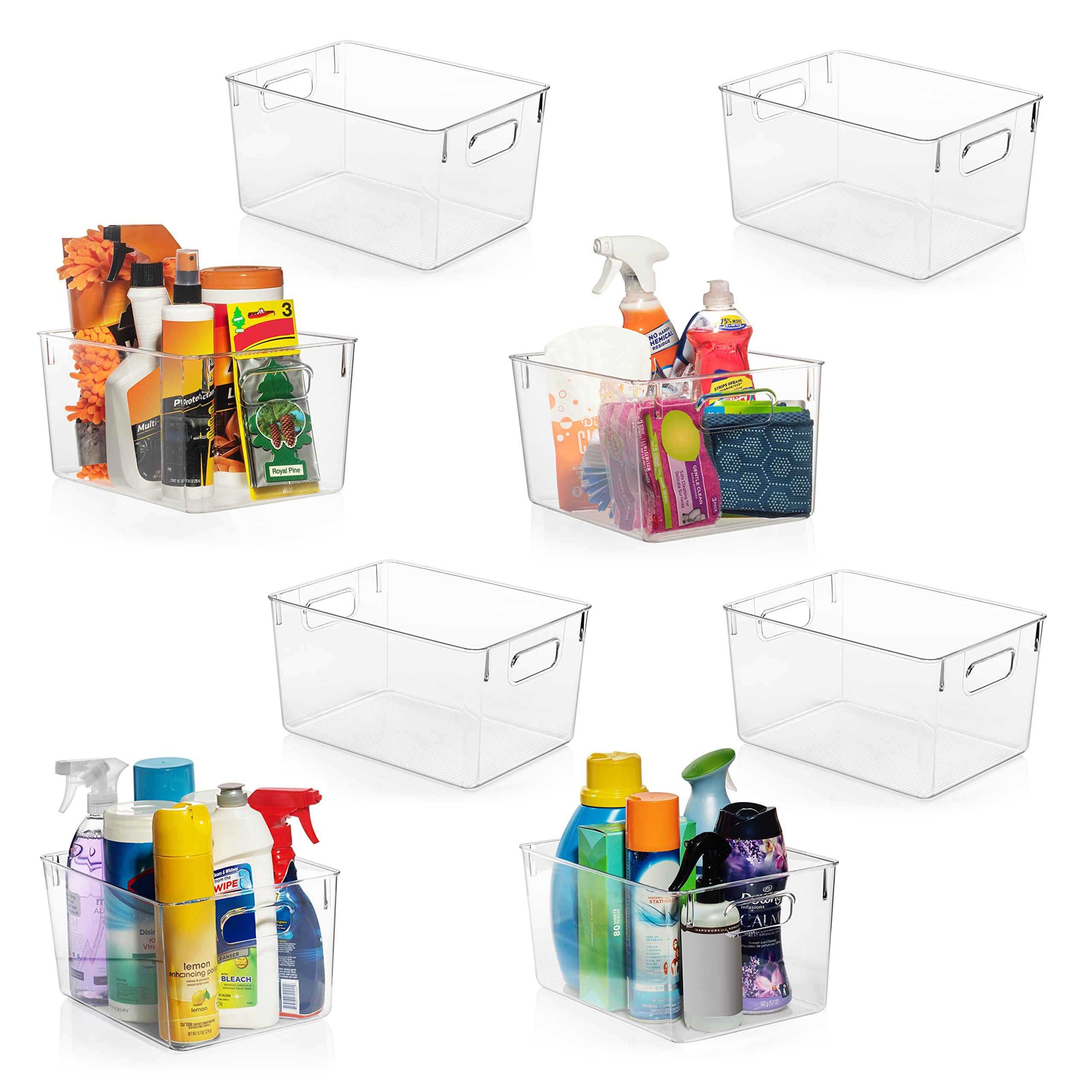 ClearSpace bins spotlight pantry organization with a stackable design and clear visibility.