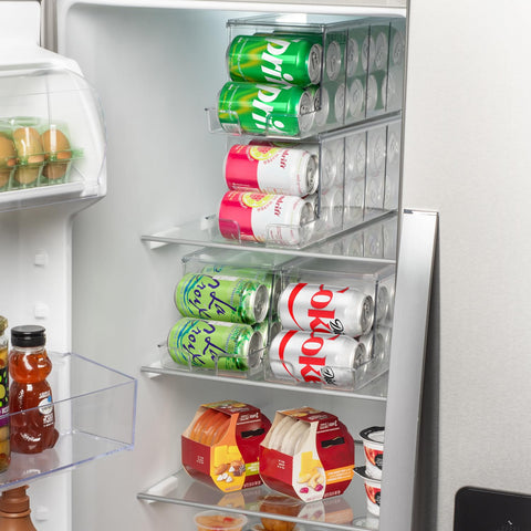 ClearSpace compact, BPA-free design fits narrow shelves