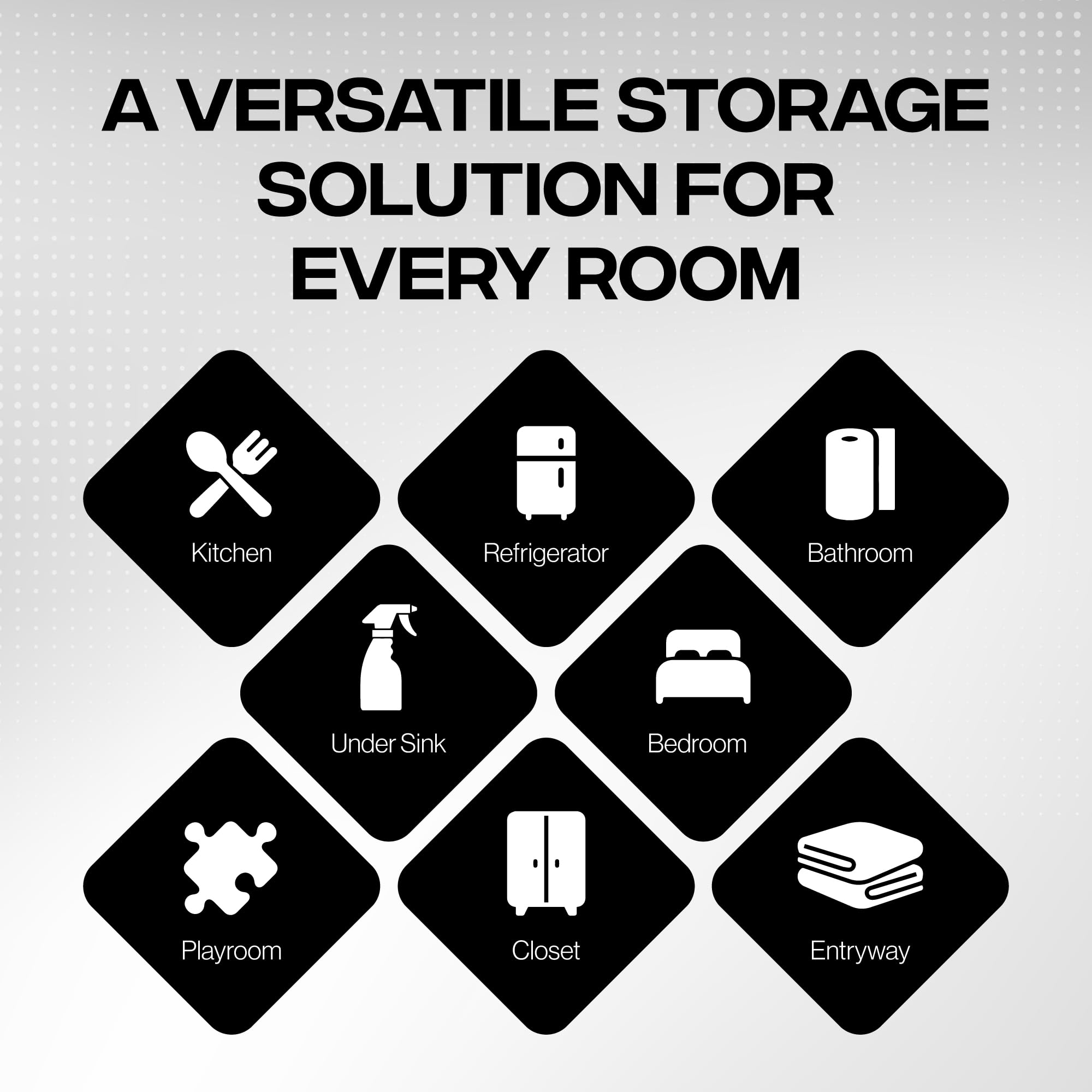 ClearSpace craft-room-organization bin stores supplies and stays visible.
