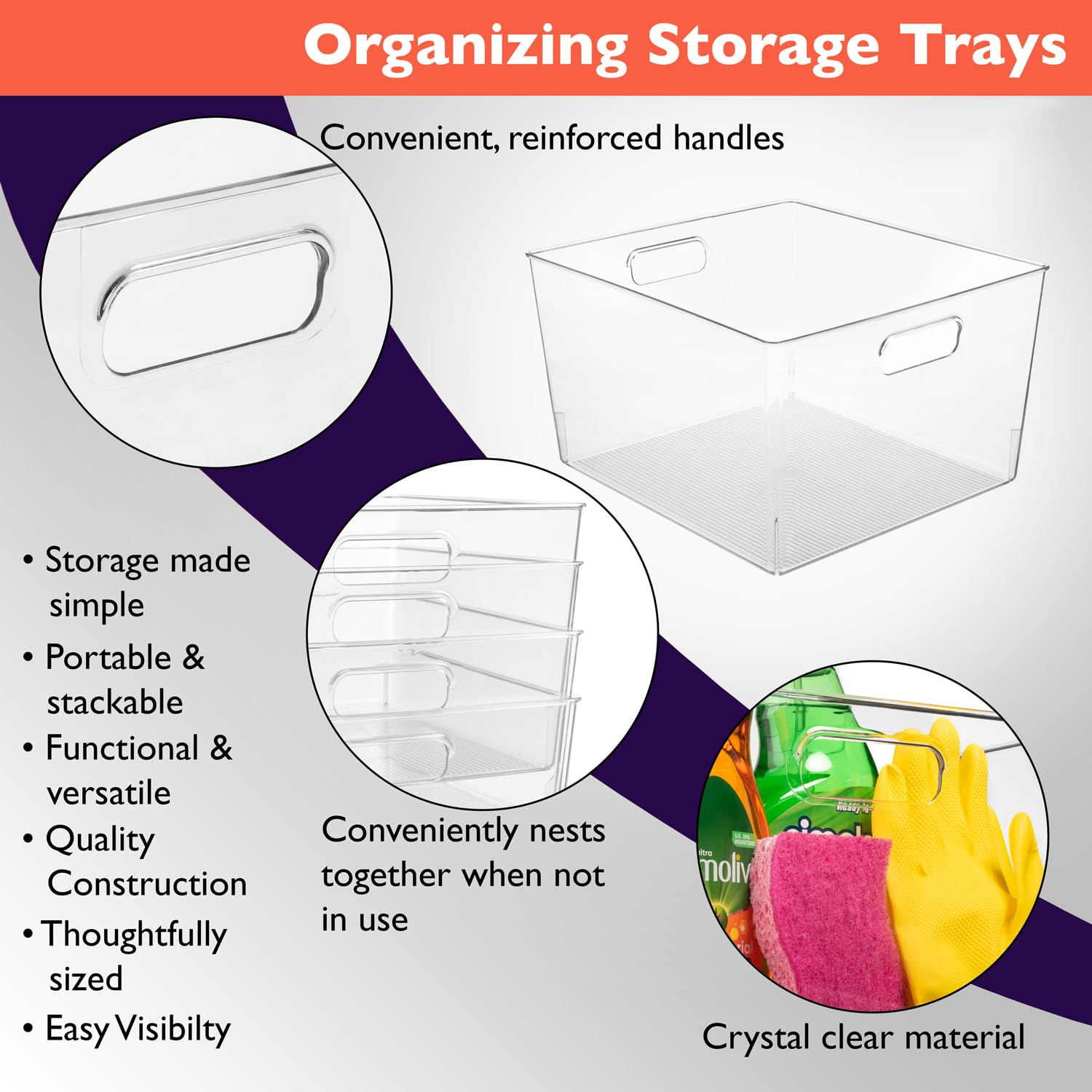 ClearSpace durable food-safe plastic bin for reliable storage