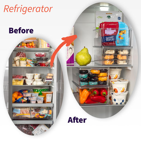 ClearSpace durable, food-safe storage bin cleans easily with mild soap.