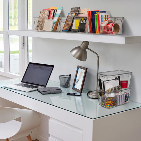 ClearSpace multi-use storage bin suitable for pantry, fridge, cabinet, and craft room.