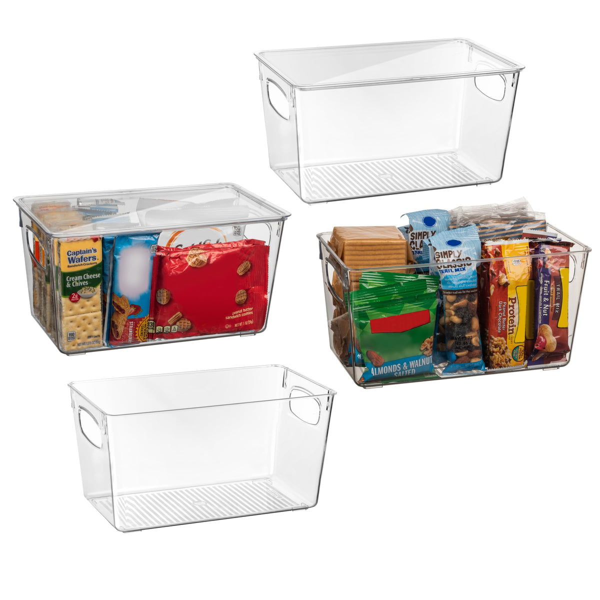 ClearSpace pantry bin with lids demonstrates stackable organization for a tidy kitchen.