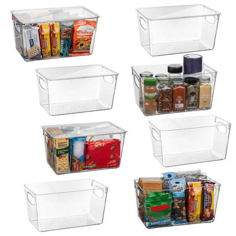 ClearSpace pantry bin with lids and handles for easy transport and organized pantry.