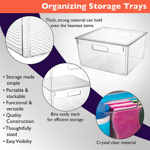 ClearSpace XL BPA-free-clear-bin offers durable, food-safe storage for groceries