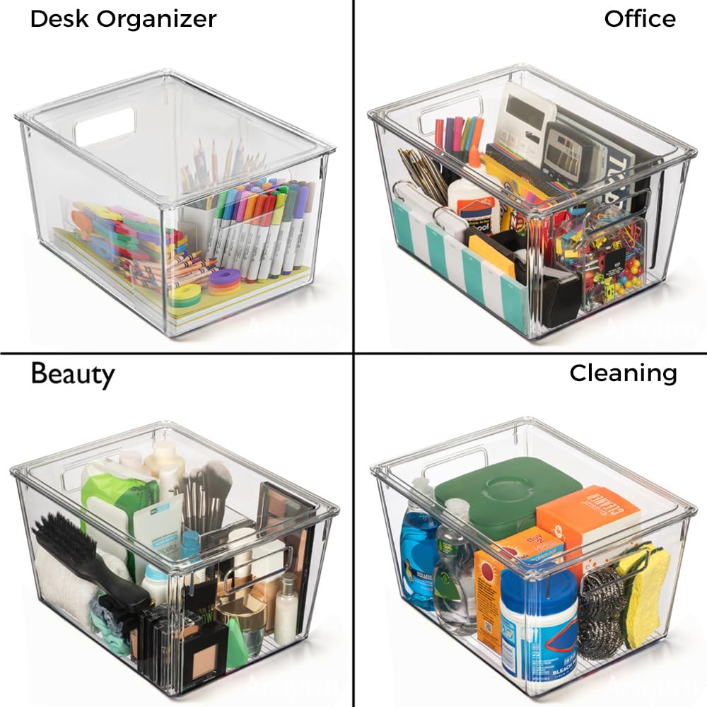 ClearSpace X-Large bin on a shelf suitable for office or craft spaces