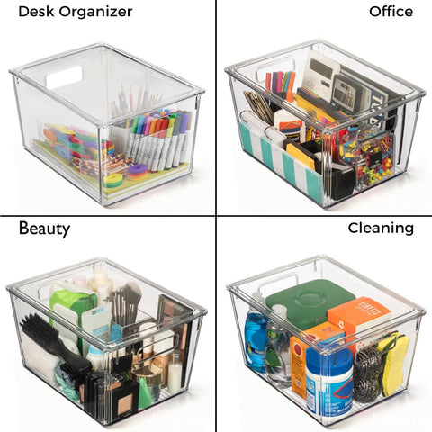 ClearSpace X-Large bin on a shelf suitable for office or craft spaces