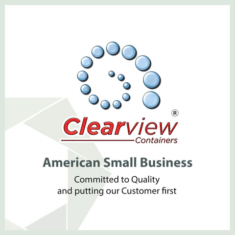 CLEARVIEW CONTAINERS ideal for DIY slime or kombucha projects