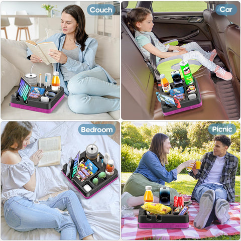 CLESOO anti-spill design protects furniture during drinks and snacks