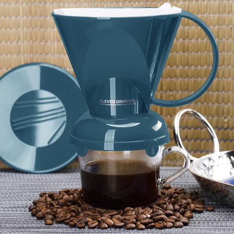 Clever 18-ounce capacity fits a full mug