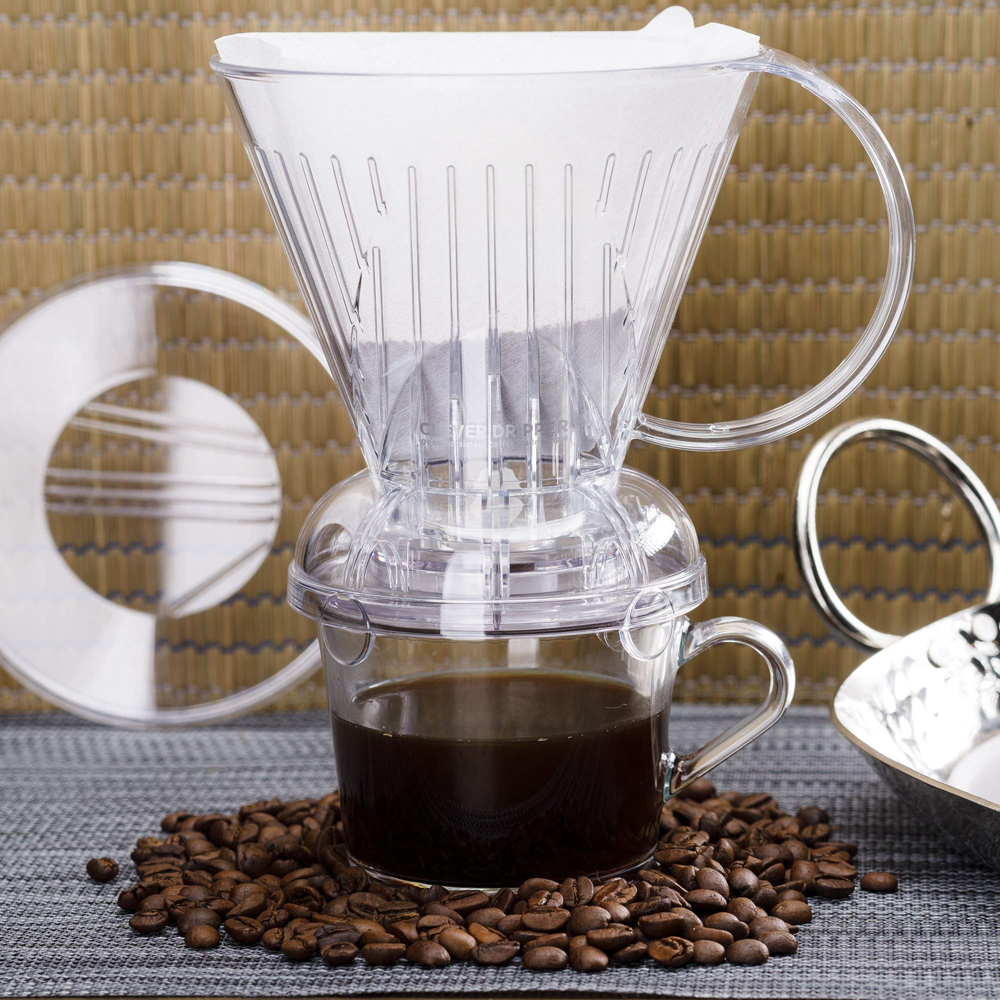Clever Coffee Dripper made from BPA-free Tritan for safe use