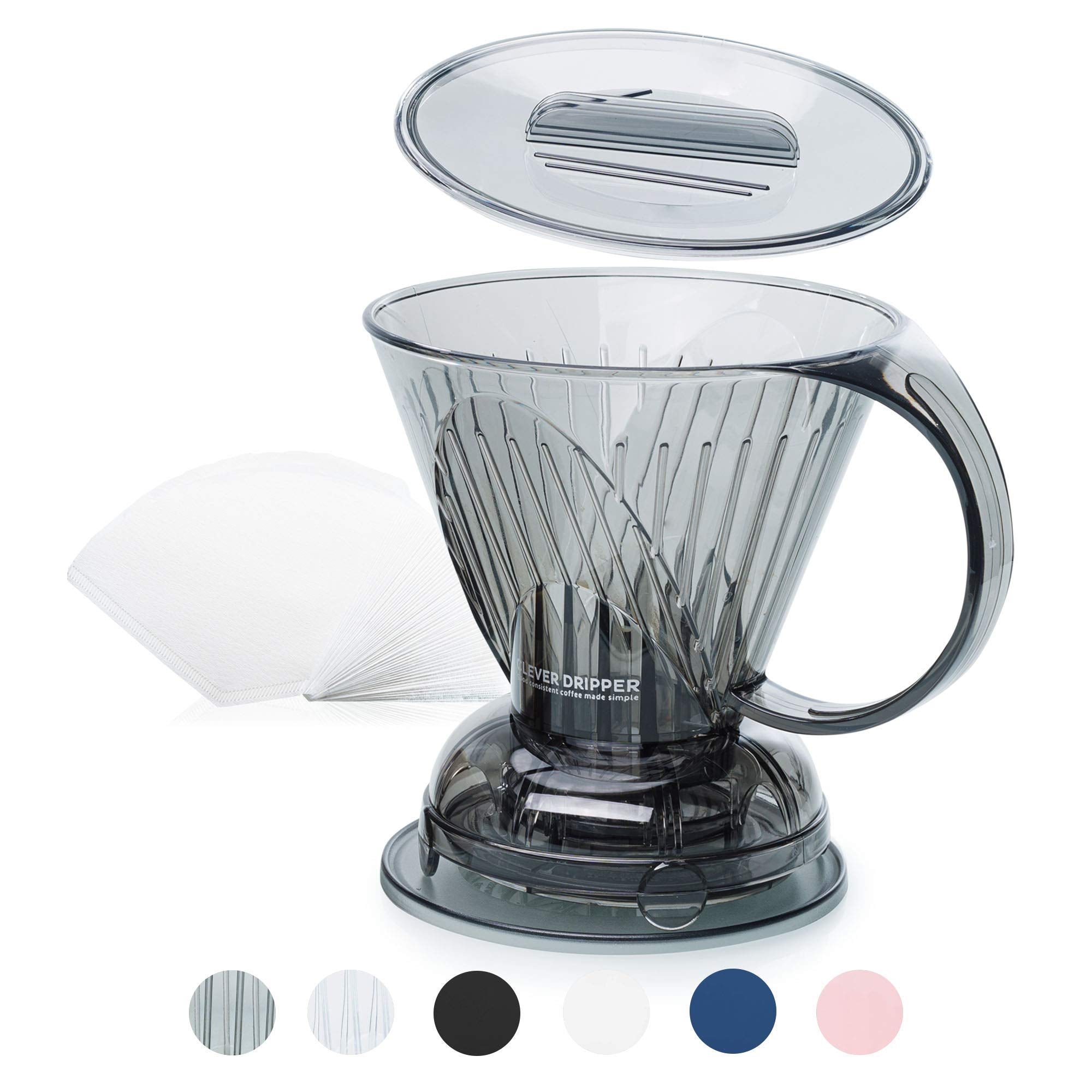 Clever Coffee Dripper Cloud 18oz showcased for consistent pour-over.