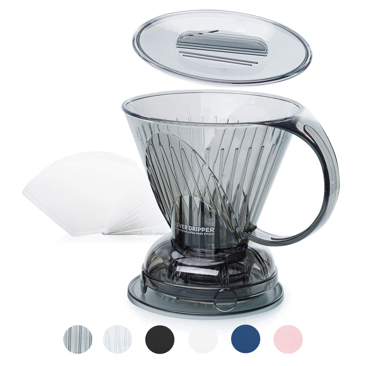 Clever Coffee Dripper Cloud 18oz showcased for consistent pour-over.